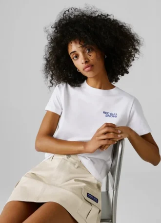 T-shirt con stampa logo e vestibilità regolare