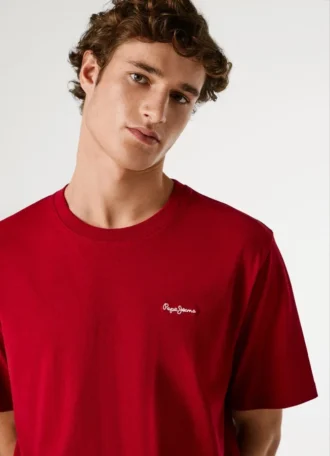 T-shirt con stampa logo e vestibilità regolare