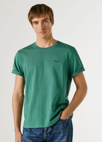 T-shirt con stampa logo e vestibilità regolare
