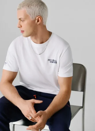 T-shirt con stampa logo e vestibilità regolare