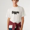T-shirt con stampa logo e vestibilità regolare