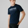T-shirt con stampa logo e vestibilità regolare T-shirt con stampa logo e vestibilità regolare