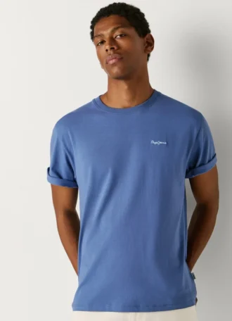 T-shirt con stampa logo e vestibilità regolare