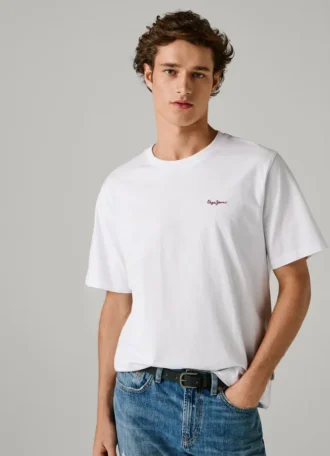 T-shirt con stampa logo e vestibilità regolare