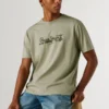 T-shirt con stampa logo e vestibilità regolare T-shirt con stampa logo e vestibilità regolare