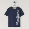 T-shirt con stampa logo e vestibilità regolare T-shirt con stampa logo e vestibilità regolare