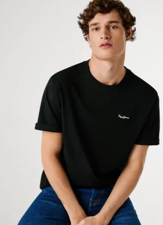 T-shirt con stampa logo e vestibilità regolare