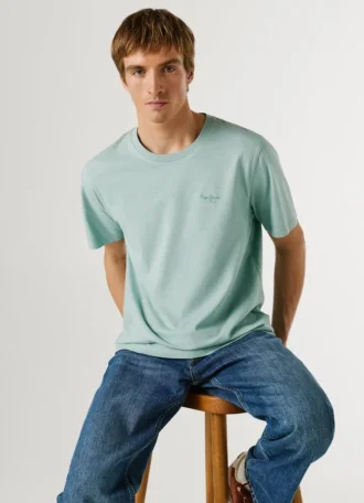 T-shirt con stampa logo e vestibilità regolare