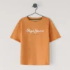 T-shirt con stampa logo e vestibilità regolare T-shirt con stampa logo e vestibilità regolare