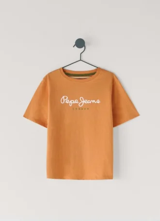 T-shirt con stampa logo e vestibilità regolare