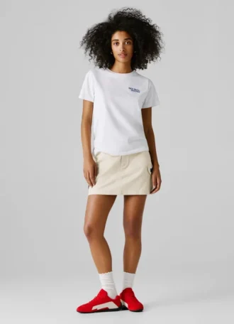 T-shirt con stampa logo e vestibilità regolare