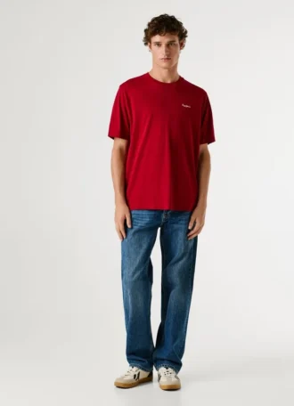 T-shirt con stampa logo e vestibilità regolare