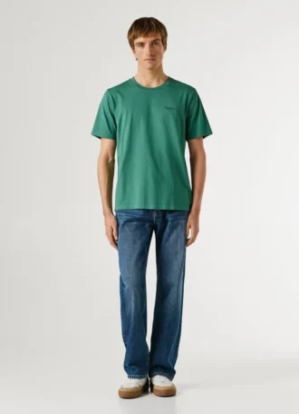T-shirt con stampa logo e vestibilità regolare