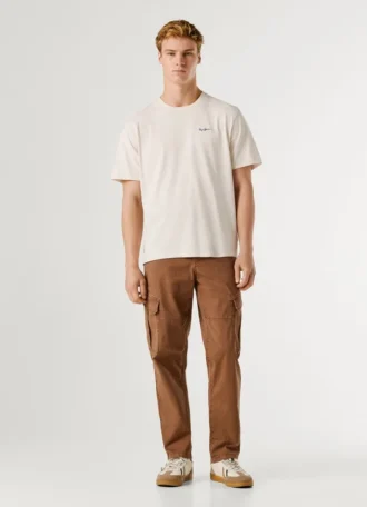 T-shirt con stampa logo e vestibilità regolare