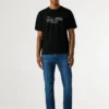 T-shirt con stampa logo e vestibilità regolare