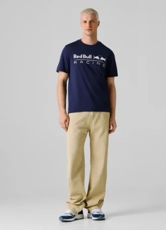 T-shirt con stampa logo e vestibilità regolare