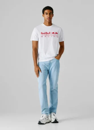 T-shirt con stampa logo e vestibilità regolare