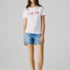 T-shirt con stampa logo e vestibilità regolare