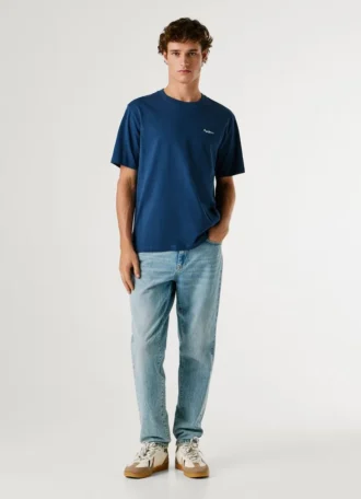 T-shirt con stampa logo e vestibilità regolare