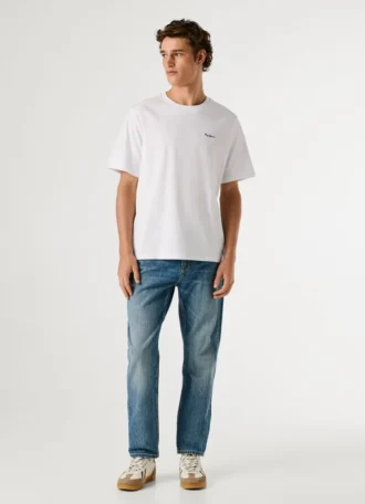 T-shirt con stampa logo e vestibilità regolare