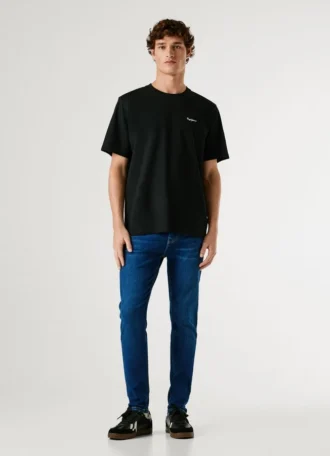 T-shirt con stampa logo e vestibilità regolare