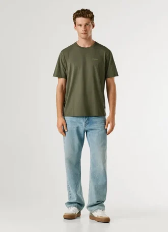 T-shirt con stampa logo e vestibilità regolare