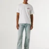 T-shirt con stampa logo e vestibilità regolare T-shirt con stampa logo e vestibilità regolare
