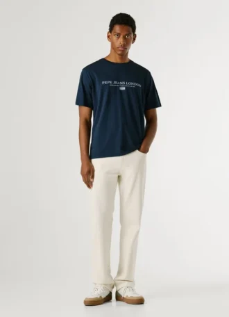 T-shirt con stampa logo e vestibilità regolare