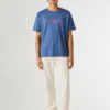T-shirt con stampa logo e vestibilità regolare T-shirt con stampa logo e vestibilità regolare