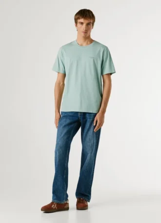 T-shirt con stampa logo e vestibilità regolare