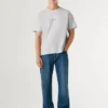 T-shirt con stampa logo e vestibilità regolare T-shirt con stampa logo e vestibilità regolare