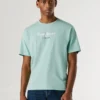 T-shirt con stampa logo e vestibilità regolare T-shirt con stampa logo e vestibilità regolare