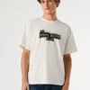 T-shirt con stampa logo e vestibilità regolare