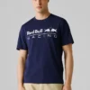 T-shirt con stampa logo e vestibilità regolare T-shirt con stampa logo e vestibilità regolare