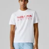 T-shirt con stampa logo e vestibilità regolare T-shirt con stampa logo e vestibilità regolare