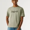T-shirt con stampa logo e vestibilità regolare T-shirt con stampa logo e vestibilità regolare