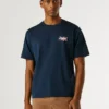 T-shirt con stampa logo e vestibilità regolare T-shirt con stampa logo e vestibilità regolare