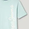 T-shirt con stampa logo e vestibilità regolare T-shirt con stampa logo e vestibilità regolare