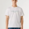 T-shirt con stampa logo e vestibilità regolare T-shirt con stampa logo e vestibilità regolare