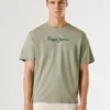 T-shirt con stampa logo e vestibilità regolare