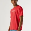 T-shirt con stampa logo e vestibilità regolare