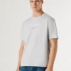 T-shirt con stampa logo e vestibilità regolare T-shirt con stampa logo e vestibilità regolare