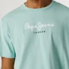 T-shirt con stampa logo e vestibilità regolare T-shirt con stampa logo e vestibilità regolare