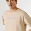 T-shirt con stampa logo e vestibilità regolare