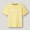 T-shirt con stampa logo e vestibilità regolare T-shirt con stampa logo e vestibilità regolare