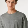T-shirt con stampa logo e vestibilità regolare T-shirt con stampa logo e vestibilità regolare