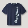 T-shirt con stampa logo e vestibilità regolare T-shirt con stampa logo e vestibilità regolare