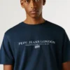 T-shirt con stampa logo e vestibilità regolare T-shirt con stampa logo e vestibilità regolare
