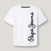 T-shirt con stampa logo e vestibilità regolare T-shirt con stampa logo e vestibilità regolare