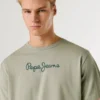 T-shirt con stampa logo e vestibilità regolare
